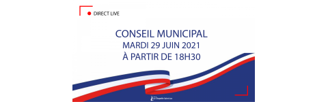 Conseil municipal du 29 juin 2021