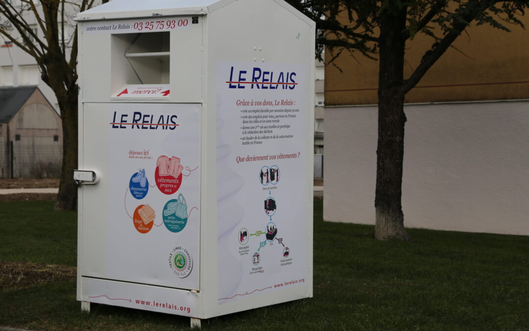 Bornes pour la collecte des textiles