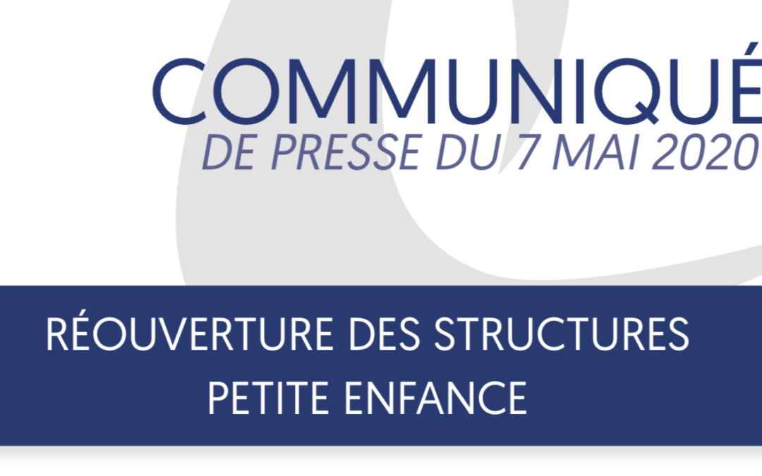 Communiqué de presse du 7 mai 2020