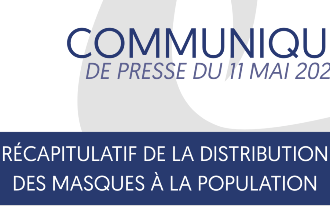 Communiqués de presse du 11 mai 2020