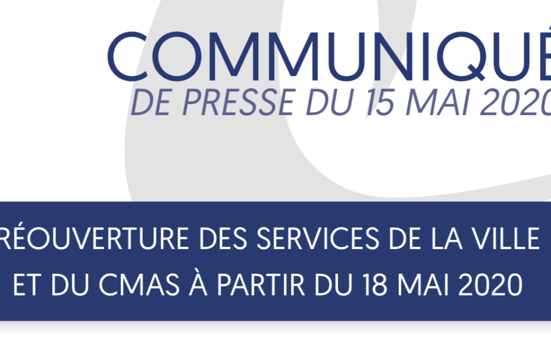 Communiqué de presse du 15 mai 2020