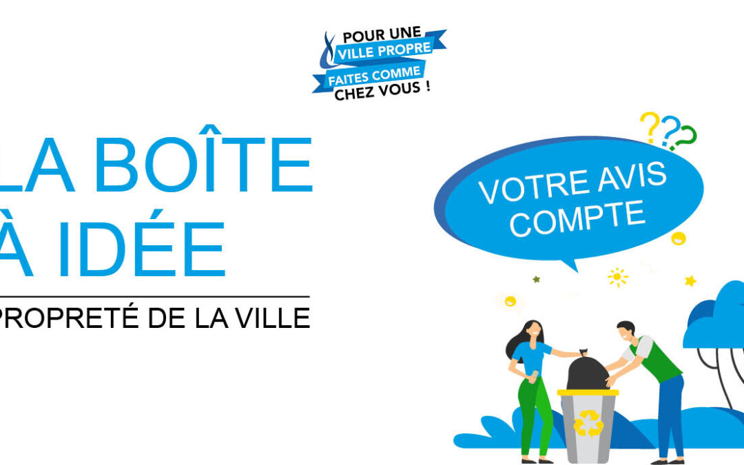 Plan propreté : boîte à idée