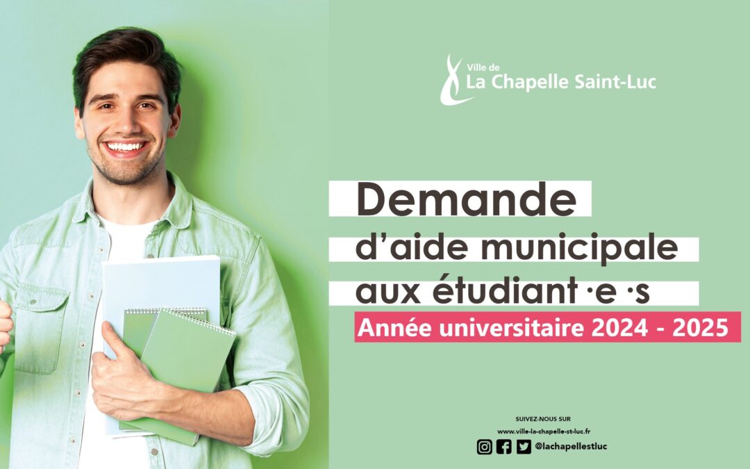 Demande d’aide municipale pour les étudiants – Bourse