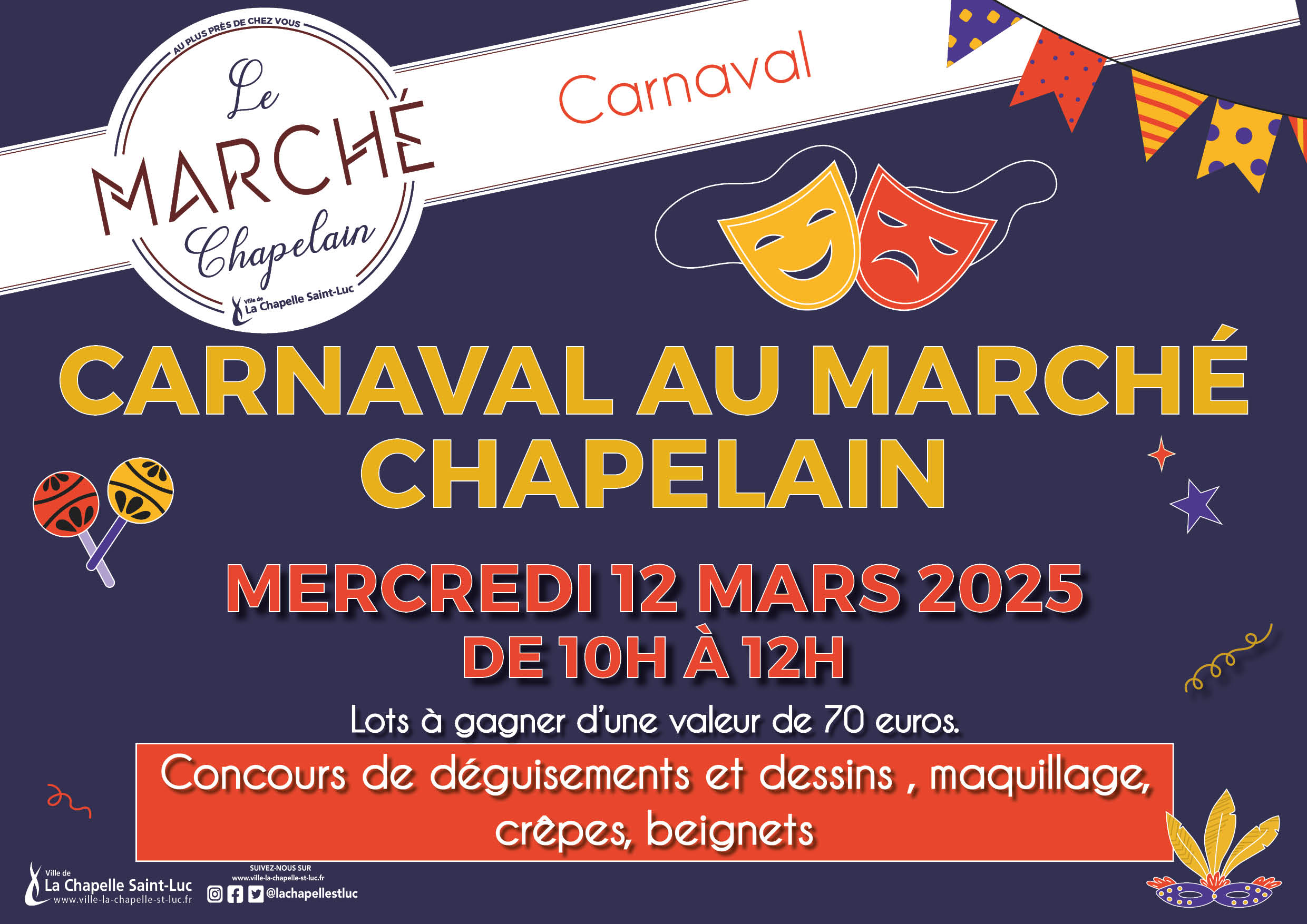 Carnaval au marché Chapelain