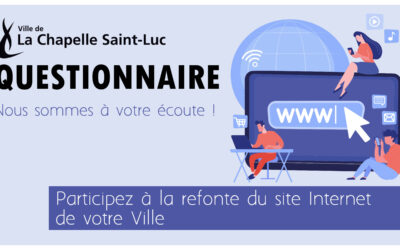 Refonte des sites internet de la Ville : Donnez votre avis !