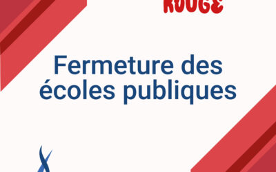 Fermeture des écoles