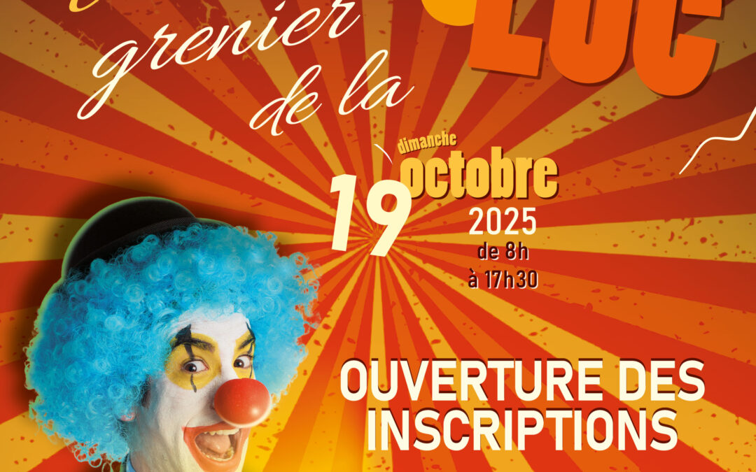 Inscriptions au vide grenier de la Saint-Luc