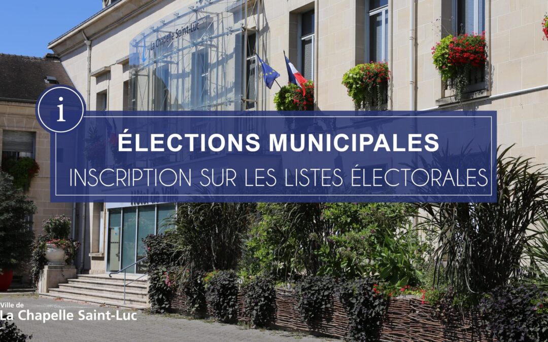 Inscriptions sur les listes électorales 2026